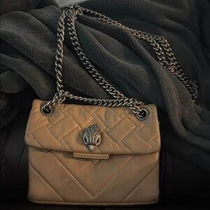 Elegant Tan Quilted Handbag